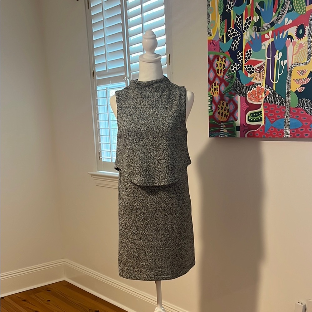 Glamorous Gray Sleeveless Mini Dress